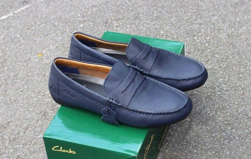 Giày Clarks nam da bò hàng hiệu chính hãng GM01 - Phong cách và sự bền bỉ hòa quyện