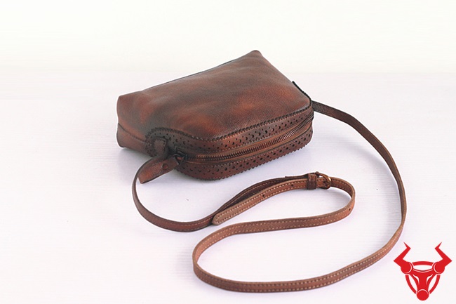Túi đeo chéo nữ handmade da bò TDN08 - Chất lượng được đảm bảo bởi thương hiệu túi xách uy tín
