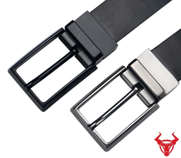 Thắt lưng nam khóa kim xoay 2 mặt TLK02 - Kiểu dáng đa năng, phù hợp với nhiều phong cách