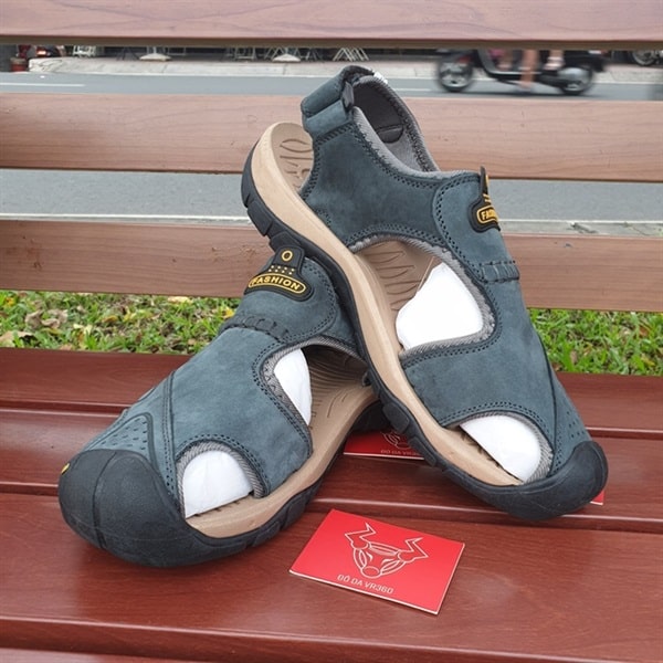 Giày Sandal Dã Ngoại Da Bò GSD03-XN