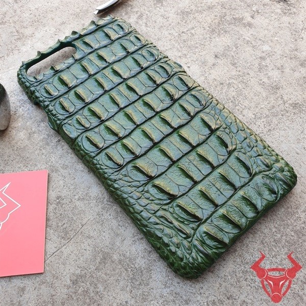 "Thiết kế độc đáo: Ốp lưng da cá sấu iPhone 7 Plus OC1101"
