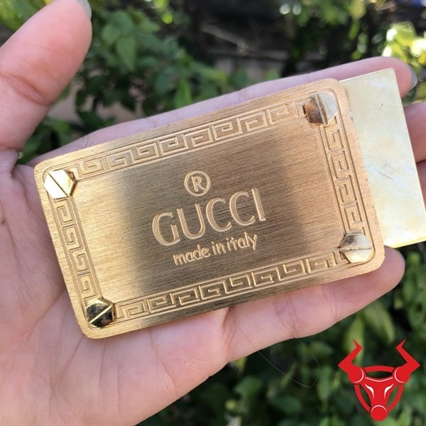 Mặt Dây Nịt Gucci Đồng Vàng ĐKC-35