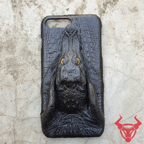 "Phong cách cá sấu đen độc đáo: Ốp lưng cho iPhone 7 Plus/8 Plus OC1A10"