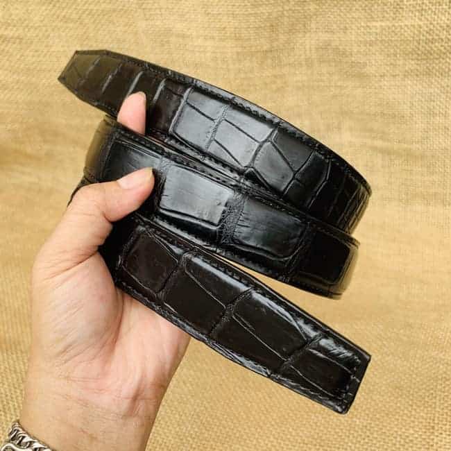 Hermes Crocodile Leather Belt - Sự kết hợp hoàn hảo giữa truyền thống và hiện đại