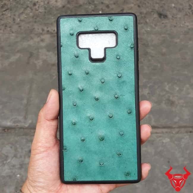 "Thiết kế độc đáo: Ốp lưng dán da cá sấu đà điểu siêu mỏng cho Samsung Note 9"