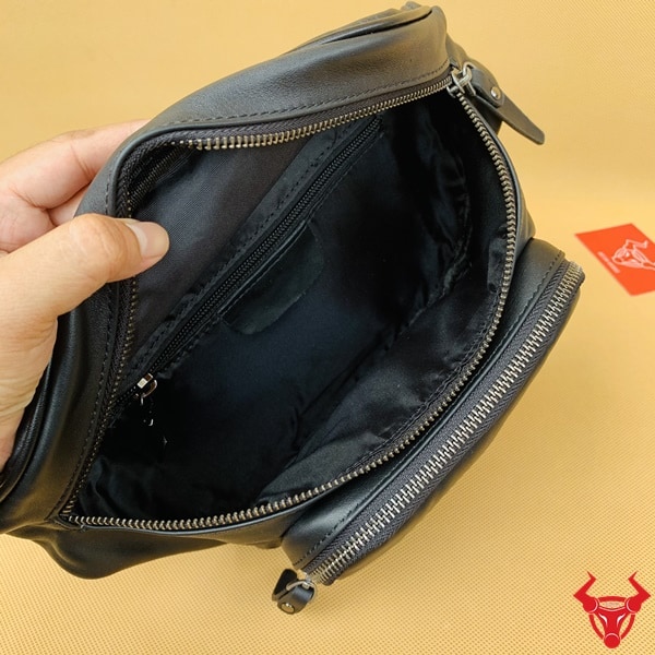 "Túi đeo bụng nam cao cấp TĐB18 - Thiết kế thông minh giúp bảo vệ vật dụng bên trong và tránh trộm cắp"