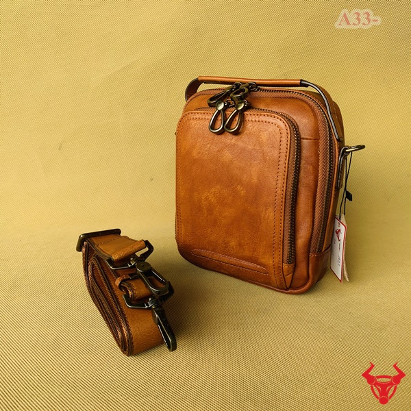 Túi Đeo Chéo Nam Cao Cấp Da Bò VEG - A33: Sản phẩm đáng sở hữu cho những quý ông hiện đại
