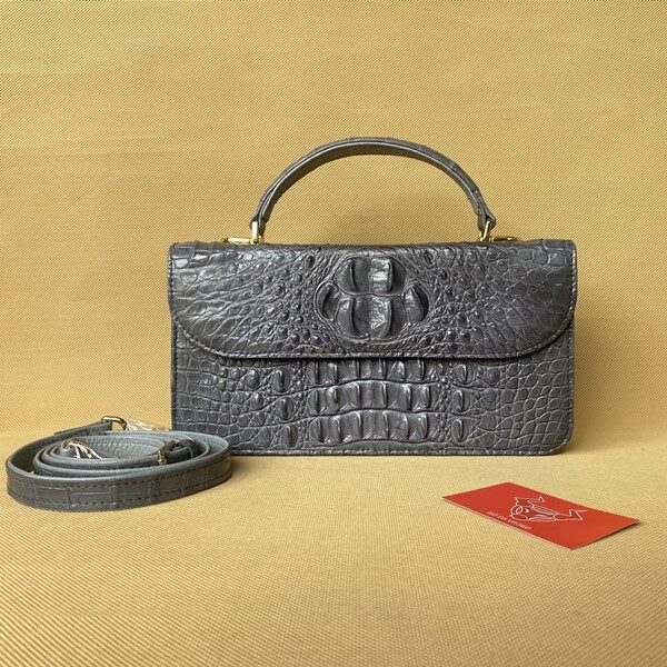 Túi xách nữ da cá sấu xuất khẩu HM-6 - Sự kết hợp hoàn hảo giữa chất lượng và thẩm mỹ