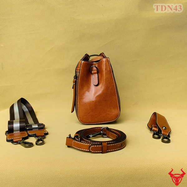Túi đeo chéo nữ da bò cao cấp TDN43 - Phụ kiện thời trang nổi bật