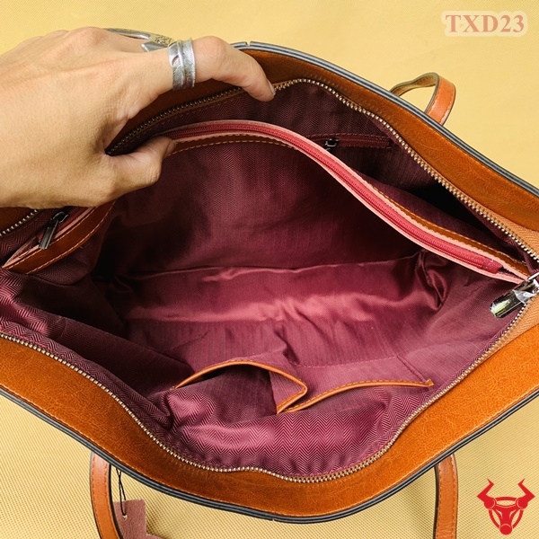 Túi Tote da bò cao cấp - TXD23: Thiết kế tinh tế, chất liệu hoàn hảo