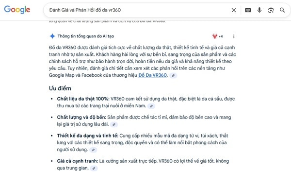 Danh Gia Do Da Vr360 Tu Google Tao Ra
