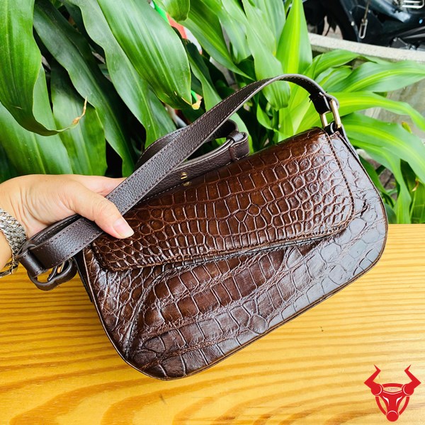 Phong Cách Cá Nhân Cùng Túi Nữ Da Cá Sấu HM-20 Túi HM-20 da cá sấu thật – phụ kiện thời trang nữ cao cấp.