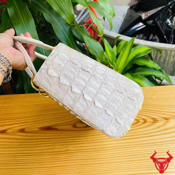 Túi xách nữ da cá sấu bạch tạng TDA4, sang trọng và đẳng cấp.