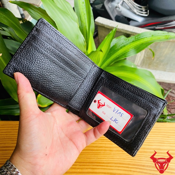 Ví Gai Tay Cá Sấu VFA8 – Phụ Kiện Quyền Lực Cho Quý Ông Ví nam cao cấp da gai tay cá sấu đen cá tính