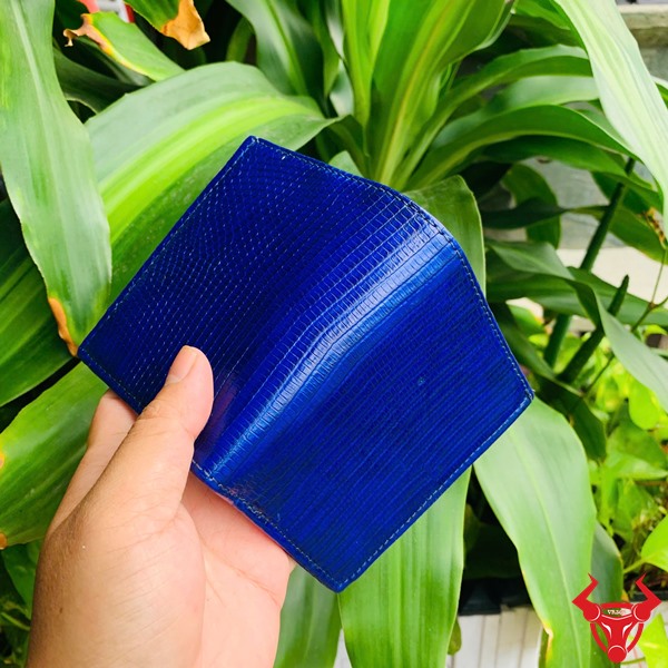 Phụ Kiện Thời Trang Đẳng Cấp – Ví Da Kỳ Đà VSAA18 Ví mini VSAA18 da kỳ đà xanh dành cho phong cách cá tính