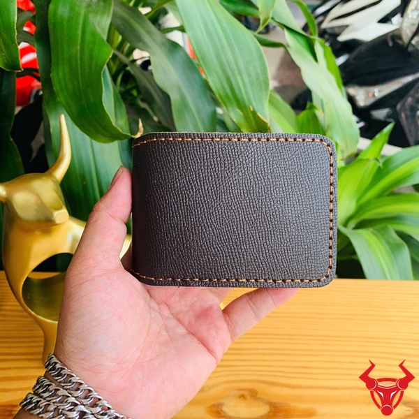 Ví sen da bò thật thời thượng, sang trọng - VSB03 chính hãng Ví da EPSOM với đường chỉ may chắc chắn, màu nâu cổ điển.