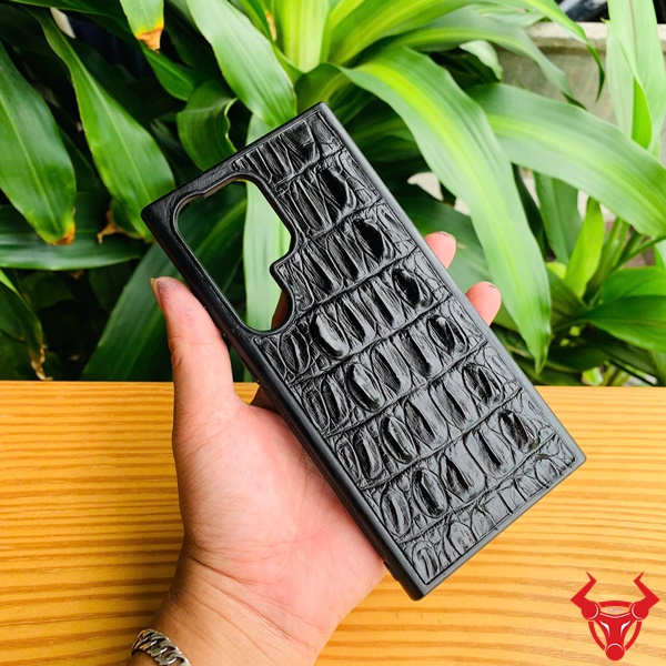 Ốp Lưng Da Cá Sấu OSBA1 – Khẳng Định Đẳng Cấp Bản Lĩnh Quý Ông – Ốp Lưng Da Gai Cá Sấu OSBA1