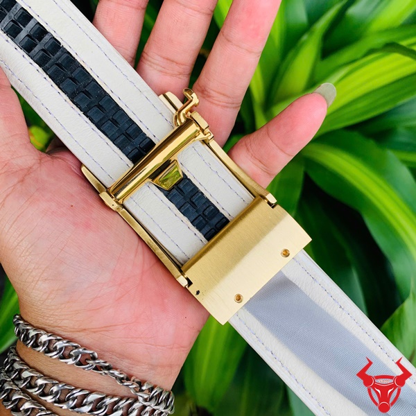 TSK952 – Thắt Lưng Nam Cao Cấp Khóa Đồng Nghệ Thuật Thắt lưng da bạch tạng TSK952 phong cách cổ điển Hy Lạp.