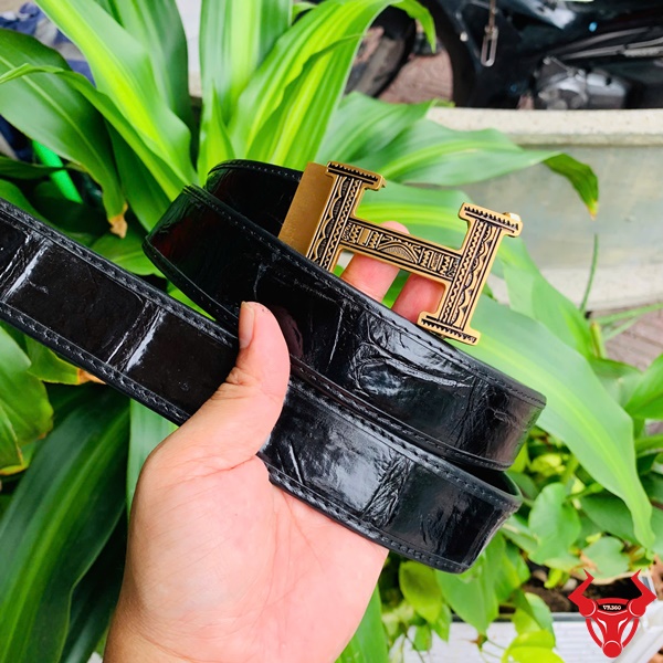 Thắt lưng nam vân cá sấu đẳng cấp Thắt lưng da cá sấu TSK103 phù hợp cả đi làm và đi tiệc.