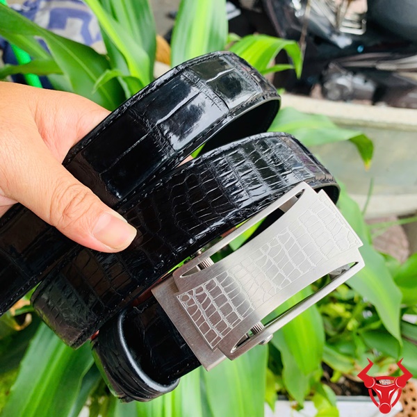 Phụ Kiện Nam Cao Cấp – Thắt Lưng Da Cá Sấu TSK32 Thắt lưng TSK32 da cá sấu khóa inox dành cho doanh nhân.