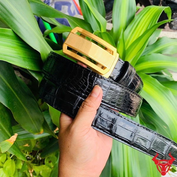 Phụ Kiện Đẳng Cấp – Thắt Lưng Da Cá Sấu Nam TSK33 Thắt lưng TSK33 da cá sấu cao cấp cho doanh nhân.