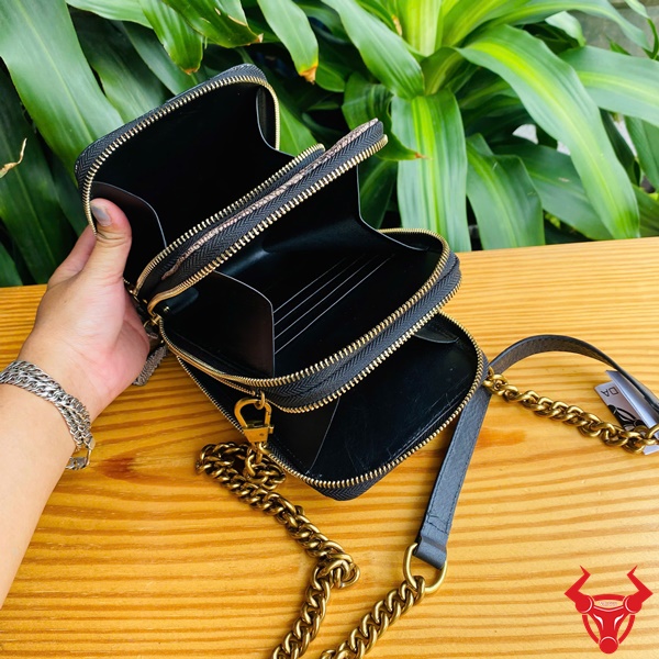 Túi Da Đà Điểu Wax Cho Nam Nữ Thời Trang Tạo Điểm Nhấn Cho Outfit Mỗi Ngày
