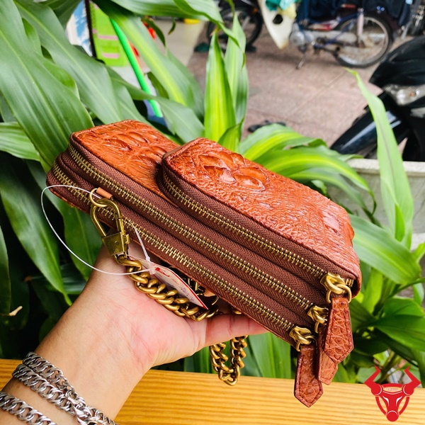 Mẫu Túi Điện Thoại Thời Trang Da Cá Sấu Chính Hãng Da Cá Sấu Thật – Vẻ Đẹp Không Trùng Lặp