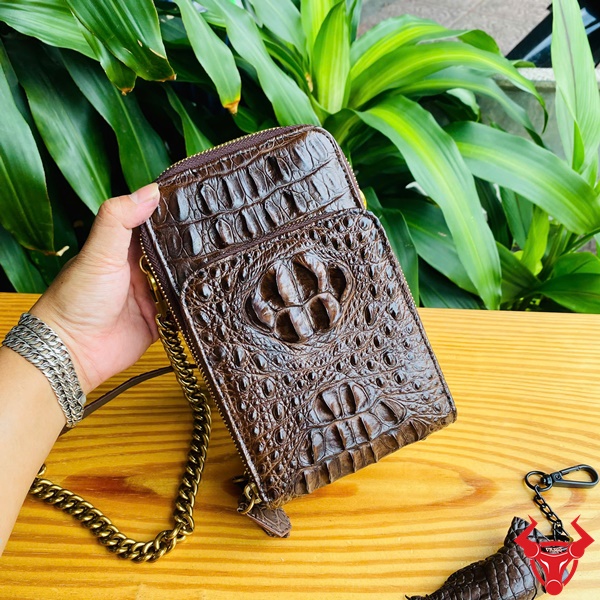 Túi Đeo Chéo Mini TOD09 – Da Gù Lưng Cá Sấu Cao Cấp Túi Gọn Nhẹ, Tiện Dụng Cho Cuộc Sống Hiện Đại