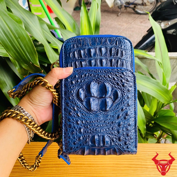 Phụ Kiện Da Cá Sấu Thật – Xanh Navy Lịch Lãm Thiết Kế Gọn Nhẹ – Đa Năng Trong Từng Chi Tiết
