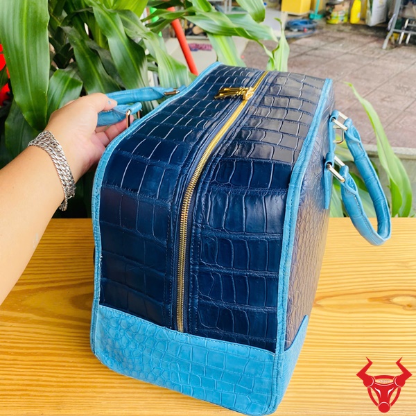 Túi Công Tác Da Cá Sấu - Phụ Kiện Giới Tinh Hoa Nghệ thuật thủ công thượng hạng.