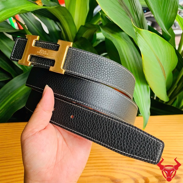 Thắt Lưng Nam Da Bò Thật TLK16 – Sang Trọng, Bền Bỉ Thắt lưng cao cấp TLK16 khóa đồng H.