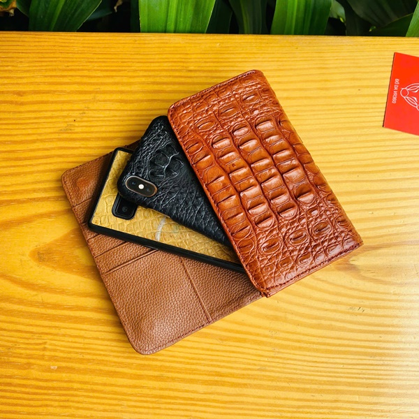 Phụ Kiện Nam Cao Cấp – Bao Da Đeo Thắt Lưng Da Cá Sấu Chính Hãng