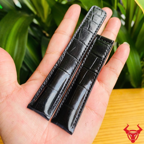 Dây Da Cá Sấu Cao Cấp Cho Đồng Hồ Tag Heuer Chuẩn Form Dây đồng hồ Tag Heuer da cá sấu chuẩn form cao cấp.