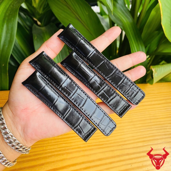 Dây Đồng Hồ Da Cá Sấu Chính Hãng Tag Heuer Sang Trọng Dây đồng hồ da cá sấu cao cấp Tag Heuer thời trang nam.