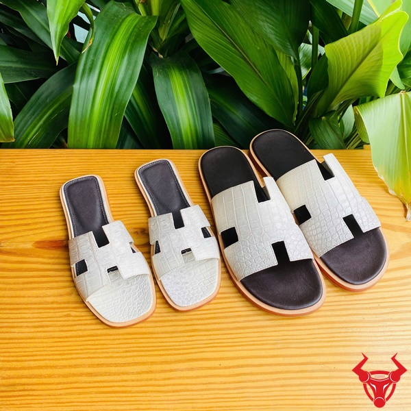 Dép Chữ H DJA8 Nam Cao Cấp – Phong Cách Và Bền Đẹp Dép chữ H DJA8 size 42 nam da cá sấu bạch tạng.