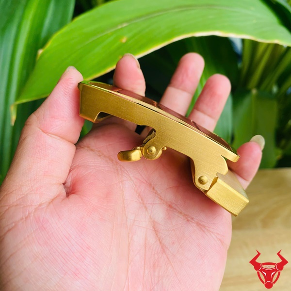 Mua Mặt Khóa Thắt Lưng K133 Thép Không Gỉ Da Cá Sấu Mặt khóa thắt lưng thép kết hợp da cá sấu K133 cao cấp.