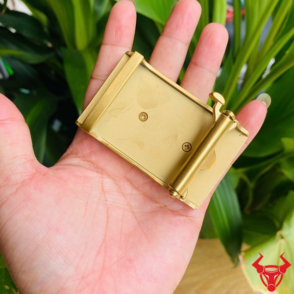 Mặt Khóa Ray Trượt K130-B – Tối Giản Và Sang Trọng Mặt khóa thắt lưng K130-B thép không gỉ sang trọng.