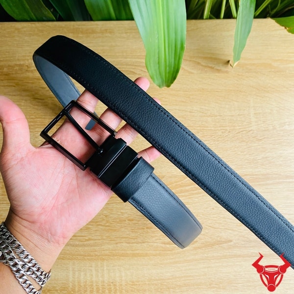 Thắt lưng nam TLK02 da bò thật, kiểu dáng hiện đại, khẳng định gu thời trang tinh tế.