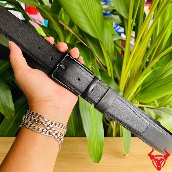 Thắt lưng TLK02 da bò thật – Phụ kiện thời trang tinh tế, bền bỉ.