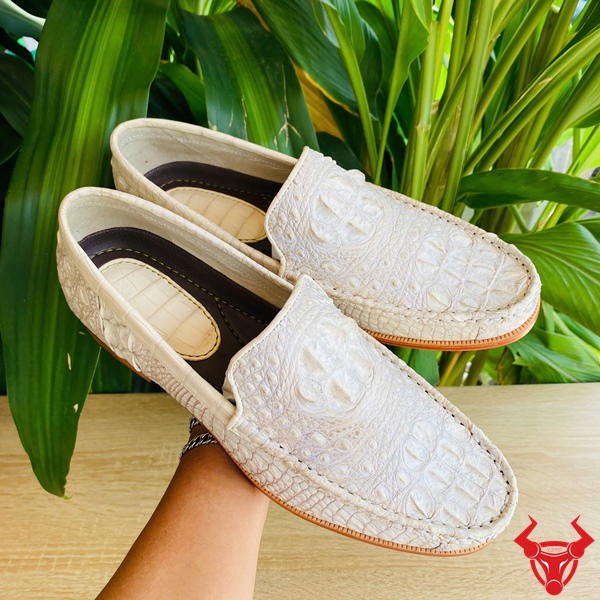 Giày Tây Da Gù Cá Sấu Đẳng Cấp Cho Doanh Nhân Giày tây da cá sấu bạch tạng đẳng cấp.