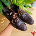 Giày da cá sấu thủ công sau 5 năm sử dụng