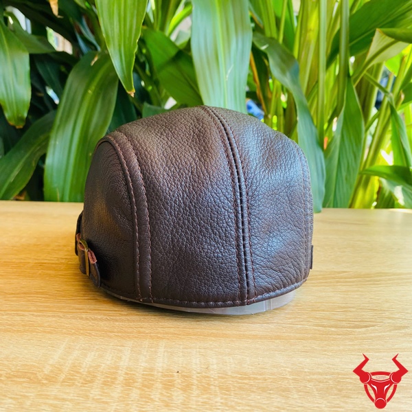 Mũ Beret Da Thật Sang Trọng MDB34 Mũ da bò trung niên MDB34.