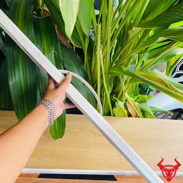 Bao Đựng Cơ Bida Cao Cấp – Da Cá Sấu Bạch Tạng Bao cơ bida da cá sấu bạch tạng độc lạ.