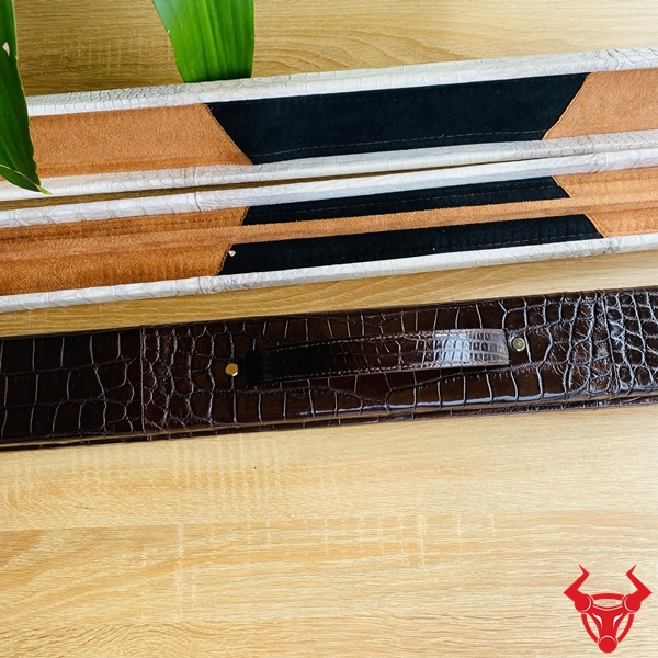 Bao Cơ TYC04 Cao Cấp – Vân Cá Sấu Bạch Tạng Bao cơ bida da cá sấu bạch tạng sang trọng.