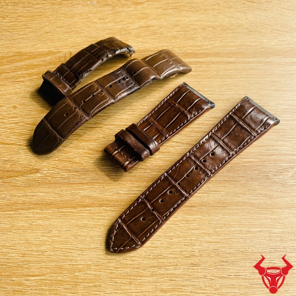 Dây Bulova TYC03 Da Cá Sấu – Đẳng Cấp Quý Ông Dây Bulova da cá sấu nâu đất bền bỉ