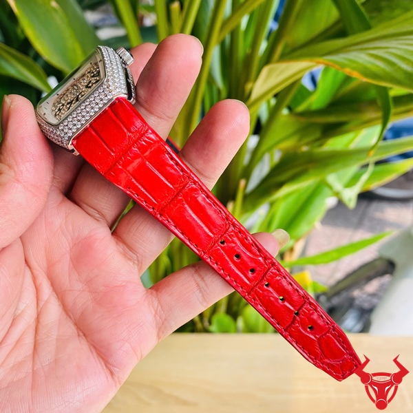 Dây Đồng Hồ Nữ Franck Muller Da Cá Sấu Thời Trang Dây da cá sấu nữ Franck Muller sang trọng