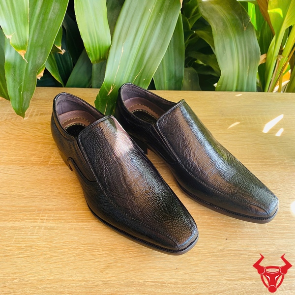 Giày Da Chân Đà Điểu GBD1 Phụ Kiện Đẳng Cấp Giày tây nam da chân đà điểu trơn GBD1.