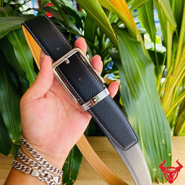 Thắt Lưng TLK16 Da Bò Togo Cao Cấp Thắt lưng da bò Togo khóa kim Mont Blanc.