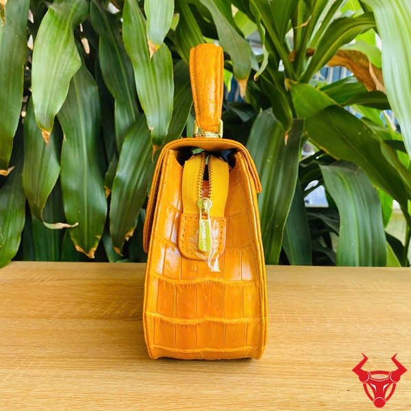 Túi Xách Nữ Màu Vàng Cao Cấp TALA8 Chính Hãng Túi xách thời trang da cá sấu vàng độc đáo.