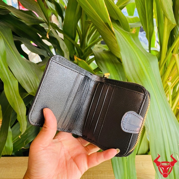 Ví Da Bụng Cá Sấu Ngăn Rộng Tiện Dụng Ví nữ da bụng cá sấu ngăn khóa kéo rộng